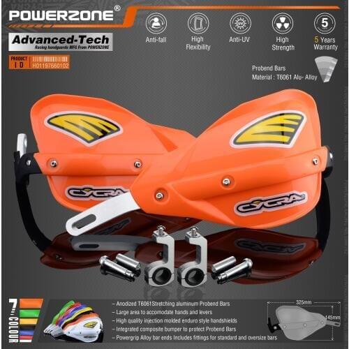 Powerzone Motorcycle Dirt Bike ATV Handlebar handguards For KTM ADV EXC Enduro Husqvarna FE TE WRF CRF YZF RMZ KXF KLX