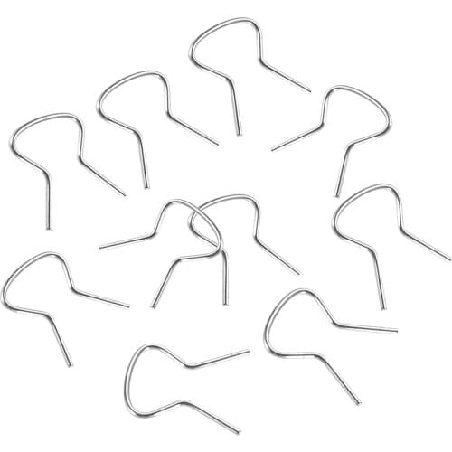 10 Pcs Door Window Crank Clip Metal Retainer Roll Up Retaining Winder Handle Clips For Chevrolet For Pontiac Car Accessories