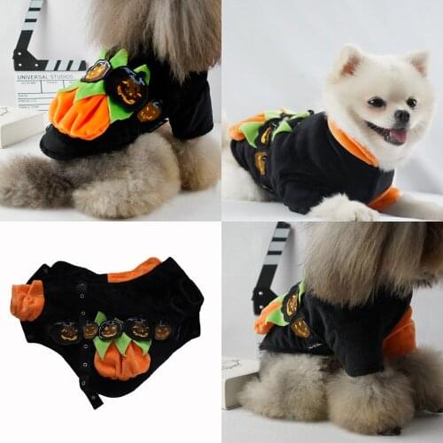 Halloween Pet Dog Clothes Hoodie Coat Puppy Costume Yorkshire Chihuahua Clothing Ropa Perro Poodle Pomeranian Dog Outfit Apparel
