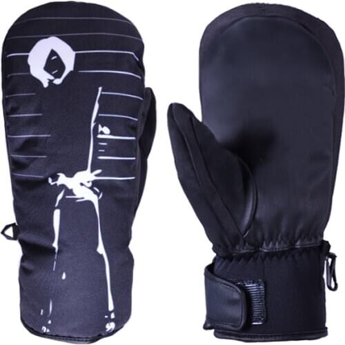 Winter Unisex Snow and Ski Gloves Waterproof Snowboard Gloves for Outdoor Snowmobile Skiing Sports Warm Winter Snow Mittens