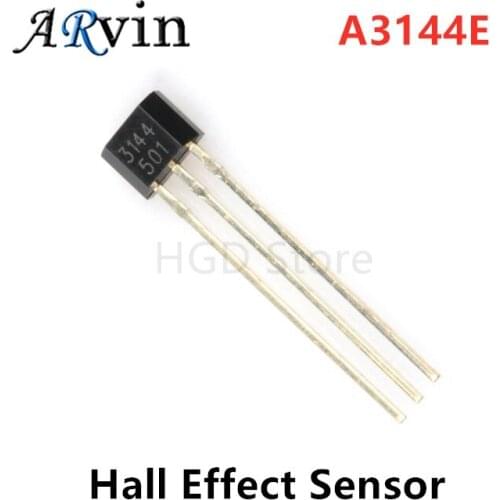 10pcs A3144 OH3144 Y3144 Hall Effect Sensor Brushless Electric Motor TO-92UA A3144EUA