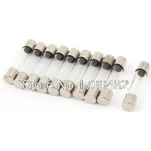 10Pcs 250V 3.5A Quick Blow Glass Fuses Fast Acting Tubes 6mm x 30mm