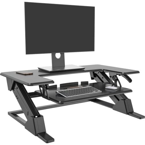 100% Quality Guarantee Black Steel Frame Use 10years Keyboard Tray Tilt Laptop Office Stand Computer Desk environment protection