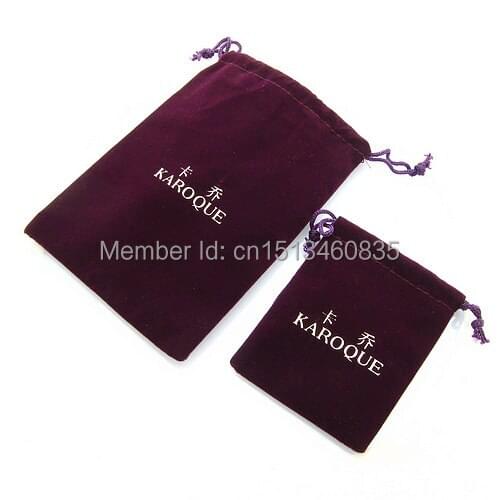 100pcs/lot CBRL velvet drawstring jewelry bag/pouch for decorations/shoes,Size can be customized,Various colors,wholesale