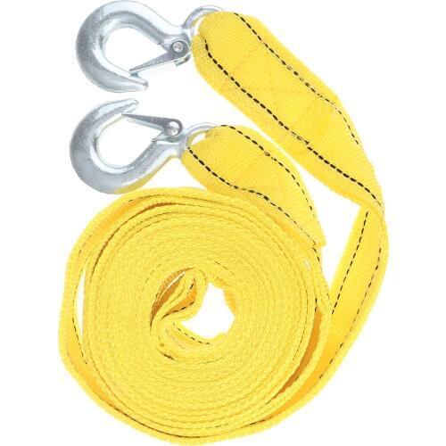 4m 5 Tons Strong Tow Rope Pull Strap Double Layer Nylon Trailer Belt