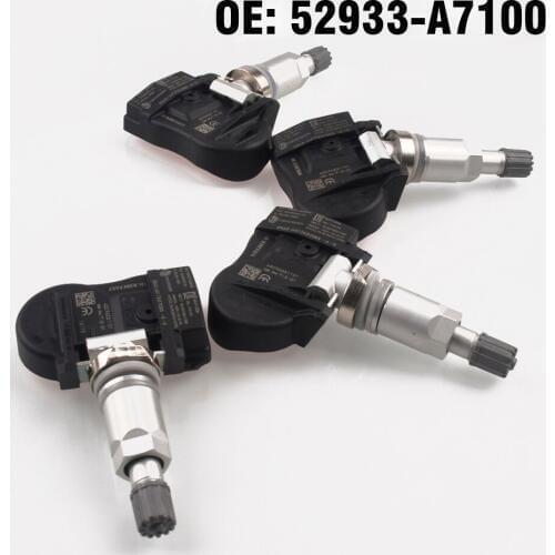 4PCS Car Tire Pressure Monitor Sensor TPMS 433MHZ 52933A7100 for Hyundai Tucson 2014-2017 for KIA K3 2013-2016