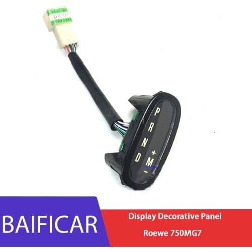 Baificar Brand New High Quality 7 Gear Shift Knob Panel Gear Display Decorative Panel For Roewe 750 MG7