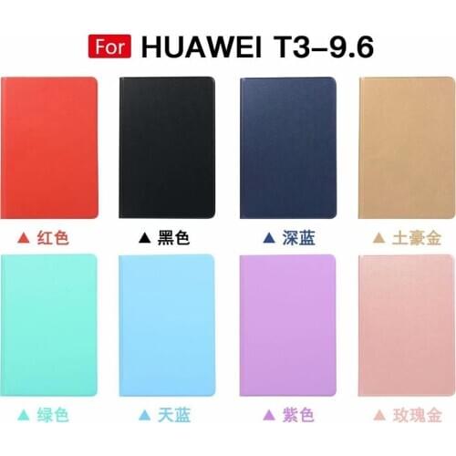 Case for Huawei MediaPad T3 9.6 Smart Stand Cover PU Case for Honor Play Pad 2 9.6 Tablet Funda Case