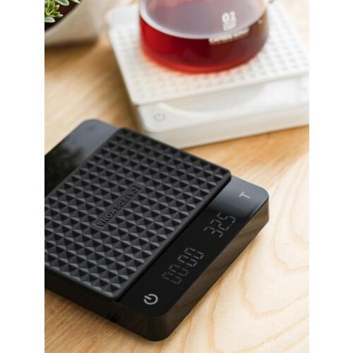CAFEDEKONA Electronic scale kitchen scale 3kg dual LED monitors Two kinds of power supply digital scale balance pour over coffee