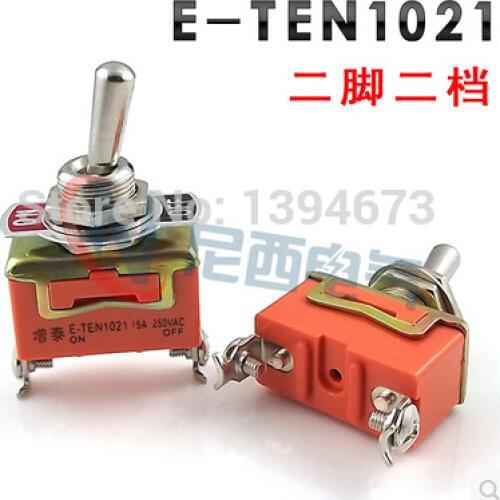 HOT NEW IC 250V15A Rocker switch/E - 1021 ON - OFF TEN feet 2 single-pole single-throw
