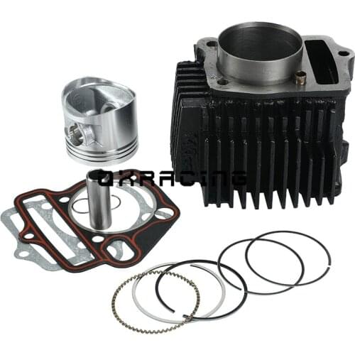 140cc Cylinder Piston Gasket Kit Fit For 55mm Bore Lifan 1P55FMJ LF 140 Horizontal Engines 140cc Dirt Bike Pit Bike Parts