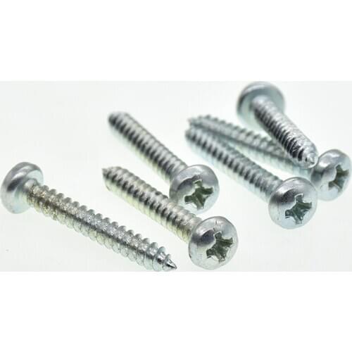 Cross Recessed Truss Head Self-tapping Screw ZU Carbon Steel M2.2 M2.9 M3.5 M3.9 M4.2 M4.8 Phillips Mushroom Head Wood Screw