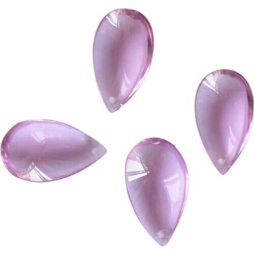 38mm/50mm Lilac Water Drop Prisms For Lighting Crystal Chandelier Suncatcher Ornament Lighting Lamp Hanging Decoration