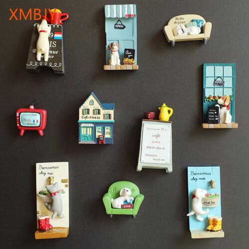 Wholsesale PVC Cute Pet Cartoon Dog Hand-made DIY Micro Landscape Landscaping Doll Birthday Baking Decoration Photo Props