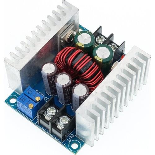 300W 20A DC-DC Buck Converter Step Down Module Constant Current LED Driver Power Step Down Voltage Module Electrolytic Capacitor
