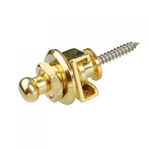 Durable Skidproof Gold Plated Copper Strap Lock For Guitar