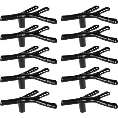 10Pcs Drawer Knobs Dresser Twig Tree Branch Vintage Kitchen Bathroom Bedroom Cabinet Cupboard Pulls Handles Decorative Furniture