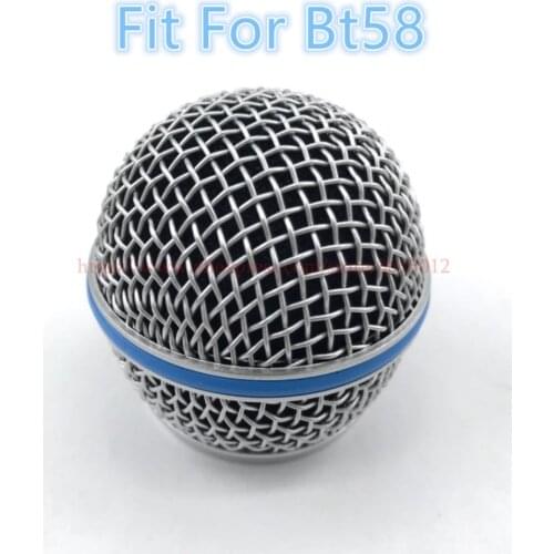1PCS Replacement Microphone Grille Professional Ball Head Mesh Fits For Shure SM58 SM58S SM58LC BETA58 BETA58A