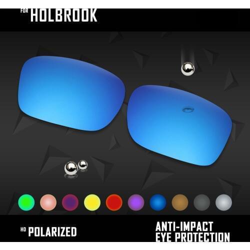 OOWLIT Lenses Replacements For Oakley Holbrook OO9102 Sunglasses Polarized - Multi Colors
