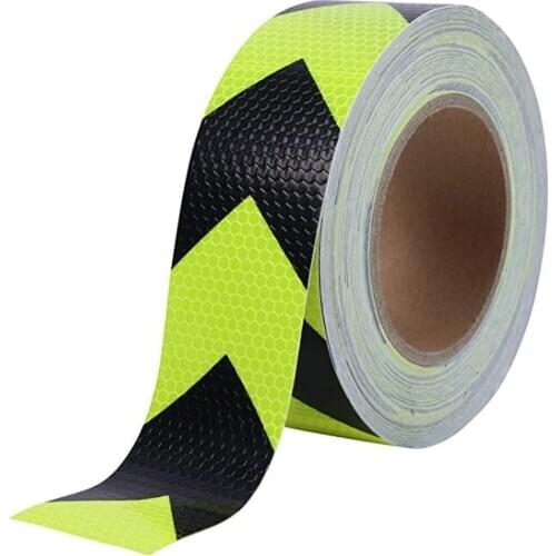 Car Arrow Reflective Tape Decoration Strip Safety Mark Warning reflectante Stickers For Car Exterior Accessories