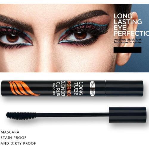 TEAYASON Mascara Individual Curl Eyelash Extension Colossal Mascara Volume Express Makeup 1pc Black Ink Alobon 3d Fiber Lashes