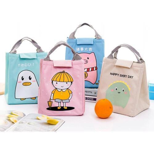 Waterproof Oxford Lunch Bag Large Capacity Food Picnic Bags for Women kids Men Lunch Handbag