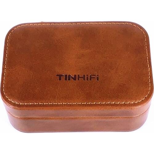 TINHIFI Earphone High-end Leather Case Magnetic headphone headset cable Storage Box Digital Package TIN P1 T2 T3 AS10 AS16 V80