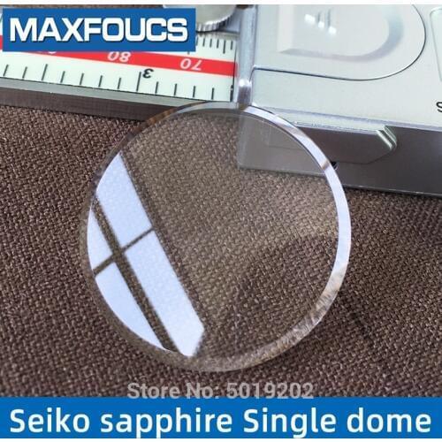 1 Piecse Sapphire Crystal Watch Glass Watch partl Single Dome 31.5x3.5x2.5mm For Seiko