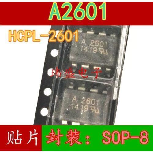 10pcs A2601 SOP-8 HCPL-2601 HCPL2601 F2601