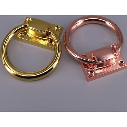 1x modern decorative zinc alloy ring furniture cabinet handle wooden door knocker handles sofa wood chair drop rings pulls