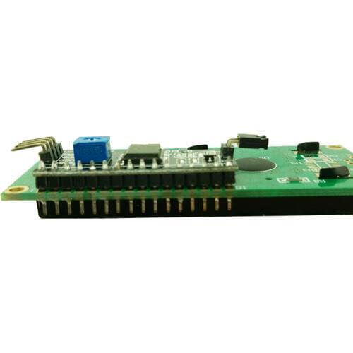 2pcs=1pcs 16*2 1602 16x2 LCD Yellow or blue Display HD44780 Character LCD+1pcs IIC/I2C/TWI/SPI Serial interface Board Module NEW