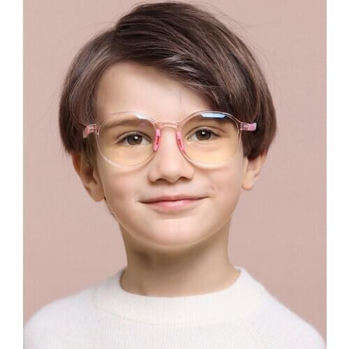 2020 New Kids Anti Blue Light Glasses Boys Girls TR90 Round Cellphone Eyewear Teens Blue Light Blocking Eyeglasses UV400