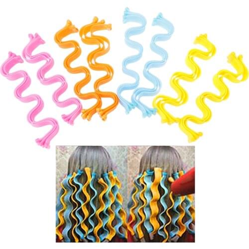 30cm DIY Magic Hair Curler Portable 12PCS Beautiful Hair Styling Waves Kit Hairstyle Curler Roller Women Curly Hair Styling Tool