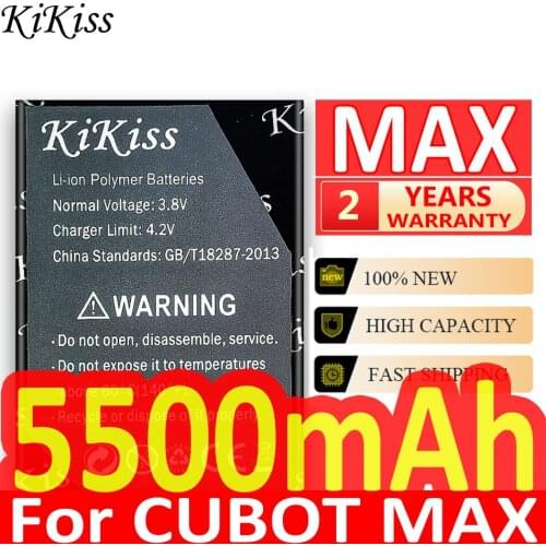 5500mAh for CUBOT MAX Battery Replacement backup battery For CUBOT MAX Cell Phone In Stock