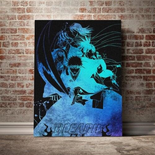 Bleach Art Poster Manga poster Canvas Wall Art Decoration prints for living Kid Children room Home bedroom decor Painting