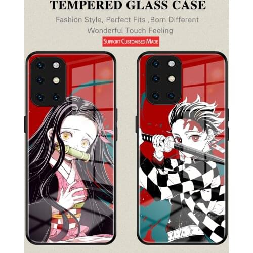 Kamado Tanjirou Nezuko Demon Slayer Phone Case For Oneplus 6 6T 7 7Pro 7T 7TPro 1+8 8Pro 8T 9 9Pro Nord Glass Protective Case