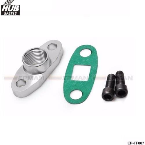 Turbo Oil DRAIN OUTLET Flange Gasket Adapter Kit an10 1/2NPNTFitting T3 T4 HU-TF007