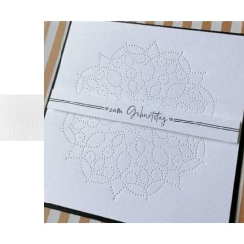 Small Dots Embossed Greeting Card Decoration Metal Cutting Dies DIY Scrapbooking Craft Embossing Stamp Albums Decoration