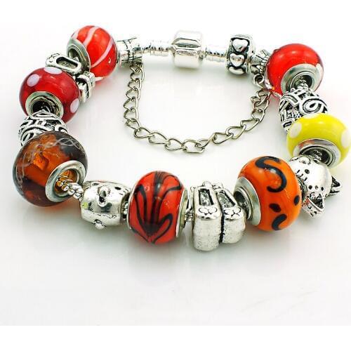 Fashion Infinity Personality Silver Plated European Style Charm DIY Bracelets For Men Fashion Jewelry For Gift