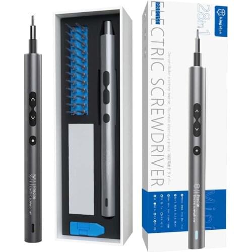 28/59 in 1 precision electric screwdriver set rechargeable magnetic with LED light for Cell Phone Notebook Repair Tool Kit