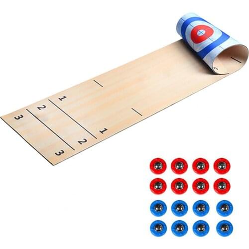 Desktop Curling Mini Size Decompression ABS Family Tabletop Game for Home Tabletop Game Mini Decompression ABS toy