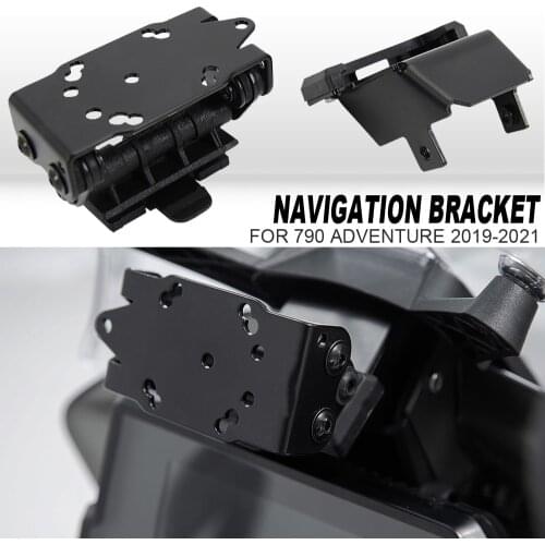 NEW 2019 2020 2021 For 790 390 ADVENTURE Motorcycle SMART PHONE Navigation GPS Plate Bracket Adapt Holder Kit