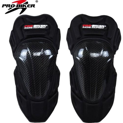 PRO Biker HX-P18 Motorbike Knee Pads Motocross Elbow Pads Motorcycle Racing Carbon Fiber Riding Protective Gear Protection
