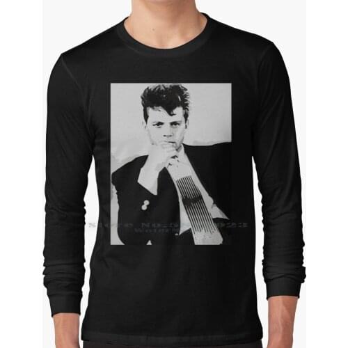 Luis Miguel Long Sleeve T Shirt 100% Pure Cotton Big Size Luis Miguel Black And White Singer Model
