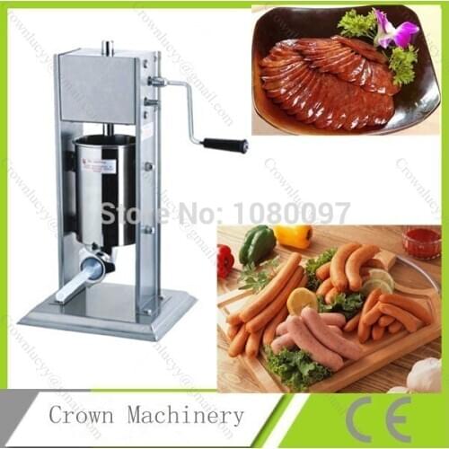 2L vertical Sausage stuffer with plastic plunger; sausage stuffing machine;sasuage filler