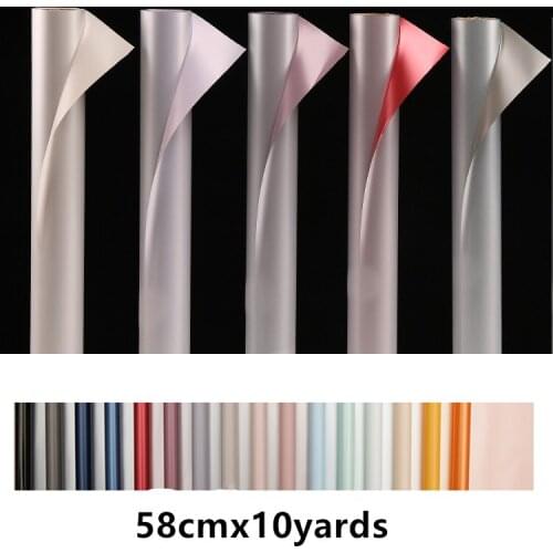 58cmx10yards Waterproof Double-sided pearl paper Flower wrapping paper floral wrapping Gift Wrapping Papers Valentines Day Gift
