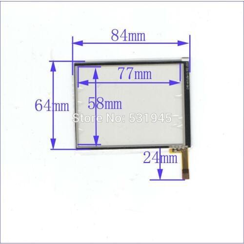 ZhiYuSun NEW MC50 3.5 " Touch Panel Digitizer 84*64 Touch Screen for Symbol Motorola Free Shipping. 84mm*64mm