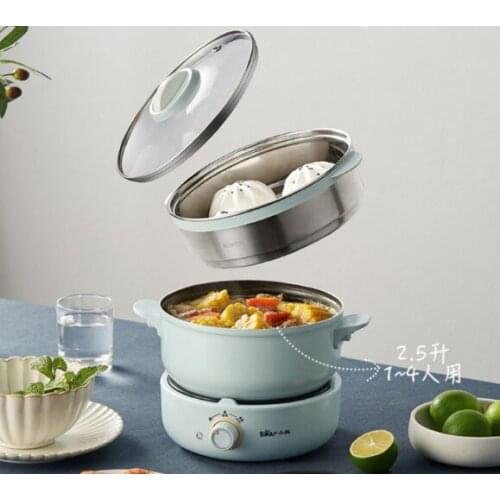 Winter multi-functional household dormitory students split mini electric hot pot J03