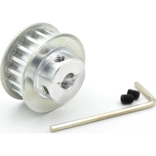 18 Teeth HTD 5M Timing Pulley 18T, Bore 5/6.35/8mm, For Width 9/10mm HTD5M Synchronous Belt, Pulley 18-5M-10 BF 18Teeth 18T CNC