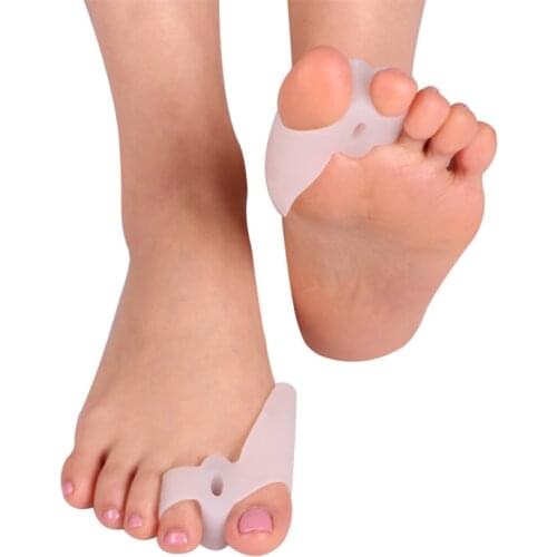 1Pair Nice For Big Toe Separator Hallux Valgus Bunion Relief Corrector Orthotics Pedicure Feet Bone Thumb Adjuster Correction